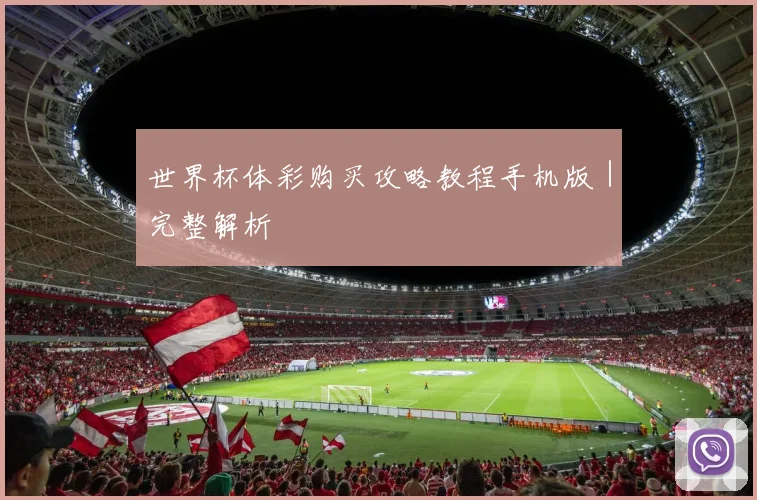 世界杯体彩购买攻略教程手机版｜完整解析
